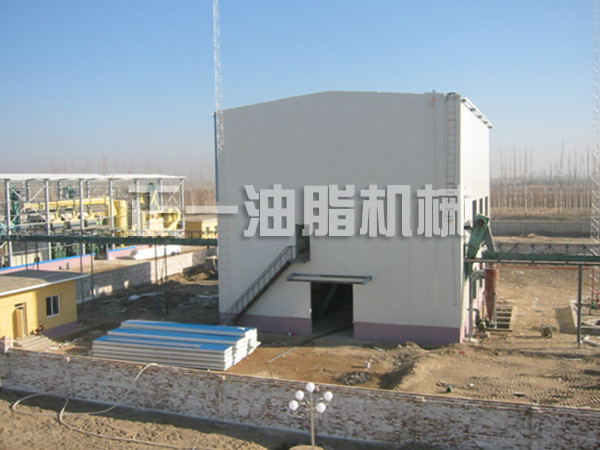 500T棉籽油設備安裝中外景